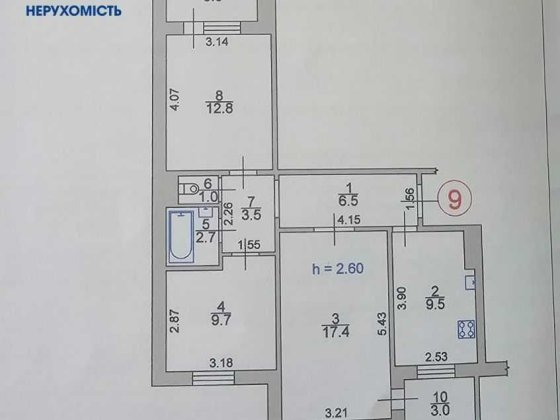 Продаж 3-кімнатної кварири по вул. Кравчука! Луцк