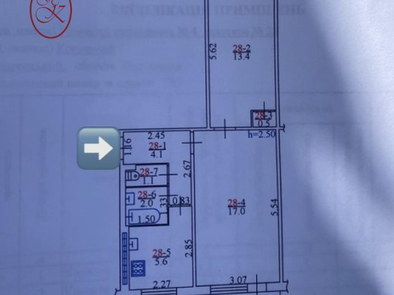 Продаж /2-кімнатна квартира біля набережної/ПІД РЕМОНТ Кременчуг