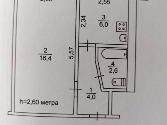 Продам одно кімнатну квартиру Кривой Рог
