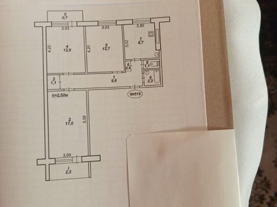 Продам 3 комнатную квартиру на Дзержинке центр города, пр. Мира Кривой Рог