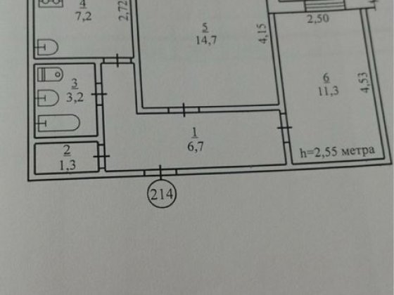 Продаж квартири 2к на 17 кварталі. Кривой Рог