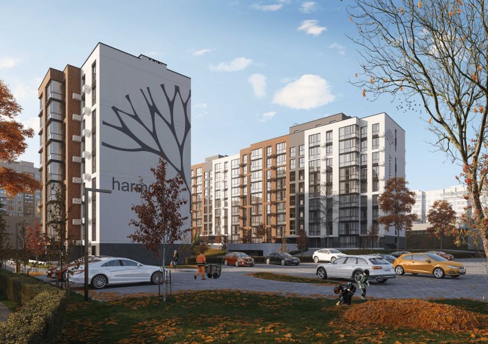 2-кімнатна квартира з терасою. Новобудова. Гармонія - фото 1