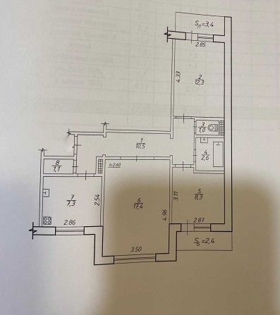 Продаж 3 К квартири - 4 поверх - фото 1