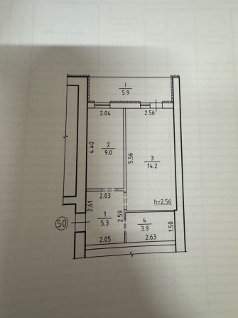 Продаю квартиру,новострой,балкон застеклен - фото 1