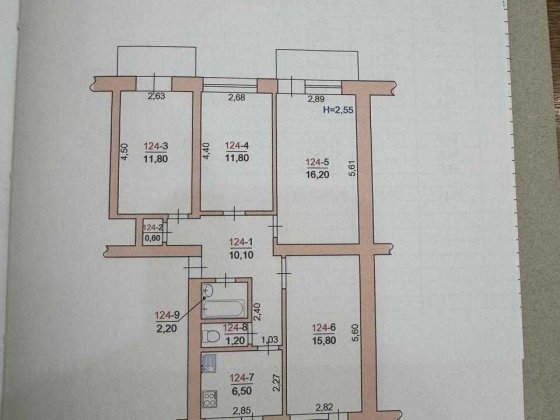Продаж 4-кімнатної квартири, вул. Героїв Майдану, 107, Чернівці Черновцы