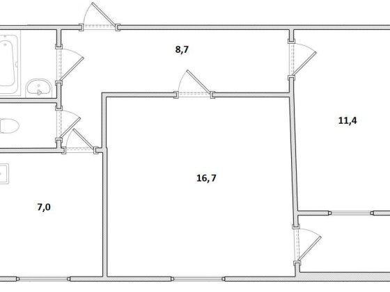 Продаж 2-х кімнатної квартири. Вул.Амброса , 40 Черкассы