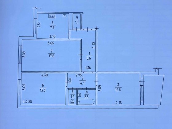 Продаж 3-кімн. квартири Нарбутівська 156/2 Черкассы