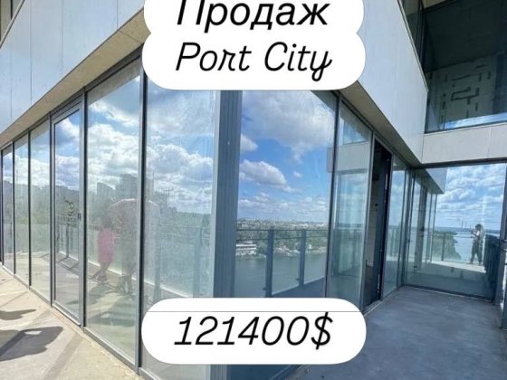 Продам квартиру вільного планування 105,55 м² у ЖК Port City з видом на Дніпро Днепр