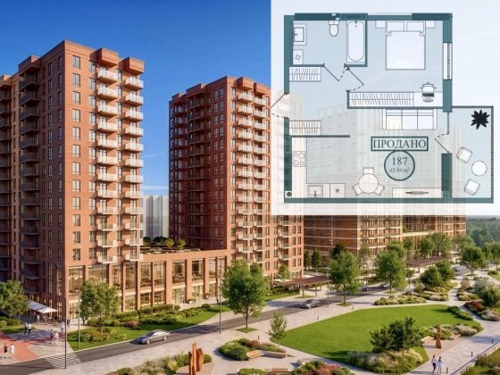 Продаж квартири в новому ЖК на Вишеньці Винница