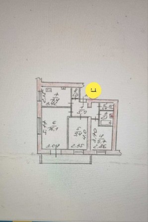 Продаж 3 к. кв. в цегляному будинку, вул. Бочарова (біля парку) - фото 1