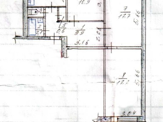 Продам 3-кімнатну квартиру 68,8 м², просп. Моторобудівників, Гортоп Запорожье