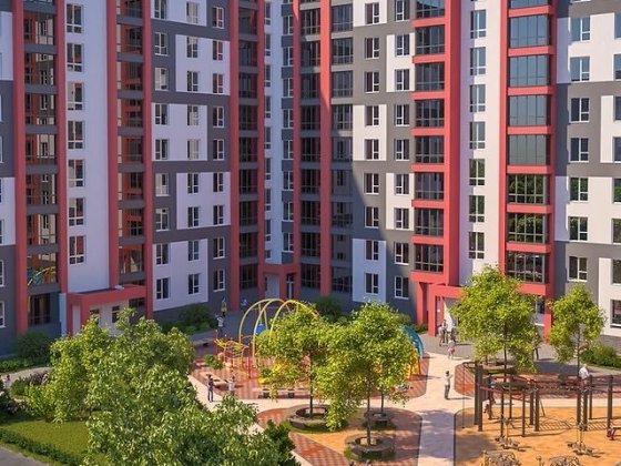 1-кімнатна квартира 41,5 м² у ЖК «Глорія» — 5 поверх, вид у затишний двір Житомир