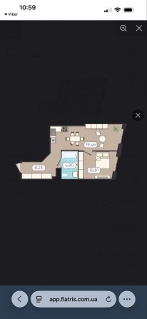 Власник Продам 1 к квартиру секція 1жк Globus Balance 43.4 м від власника - фото 1