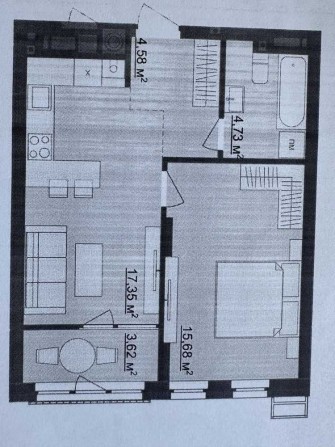 Продам 1 кімнатну квартиру в новобудові , Гідропарк - фото 1