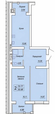 Продаж 2-кімнатної квартири в ЖК Smart City 3 - фото 1
