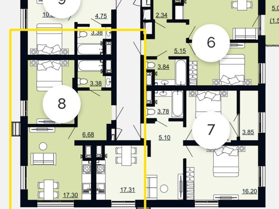 Продаж 1-кімнатної квартири в ЖК Viking Hills, вул. Щурата Львов