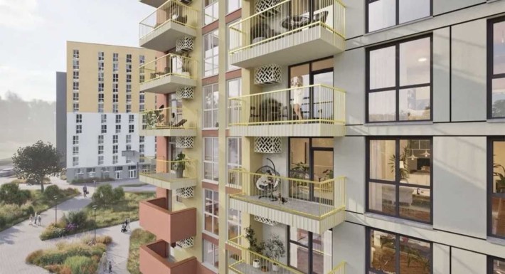 Простора 3-кімнатна квартира в ЖК Riel City | 94,38 м² | Залізничний район - фото 1