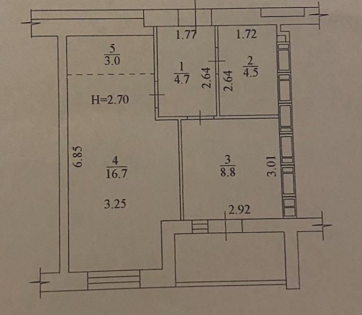 Продам свою 1 комнатную квартиру - фото 1