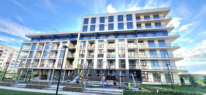 Продається сучасна 1-кім квартира загальною площею 40,26 м² у ЖК бізнес-класу AUROOM LOUNGE на вул.  - фото 1