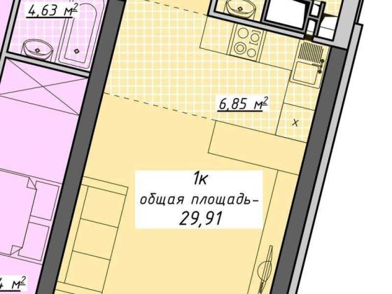 Продам студию в ЖК Атмосфера. Одеса