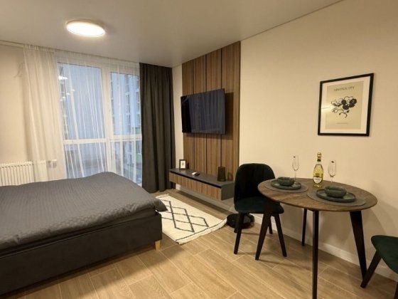 Продаж 1-к, Дизайнерський ремонт, ЖК Ріел Сіті,  28м2, 8/12 , 75999$ ТОРГ Львів