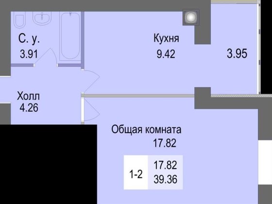 Продаж квартира 1-кімнатна ЖК Софіївська Сфера 40,15 м Розстрочка без% 7 поверх Софіївська Борщагівка