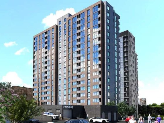 Продам 1-комнатную квартиру 52 м² в ЖК «Дипломат» | Вид на бизнес-центр Харків