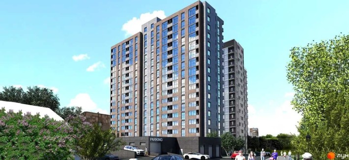 Продам 1-комнатную квартиру 52 м² в ЖК «Дипломат» | Вид на бизнес-центр - фото 1