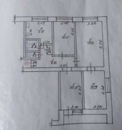 Срочно‼️ Продам 4 комнатную квартиру ‼️23 Августа 23 Серпня (77686) - фото 1