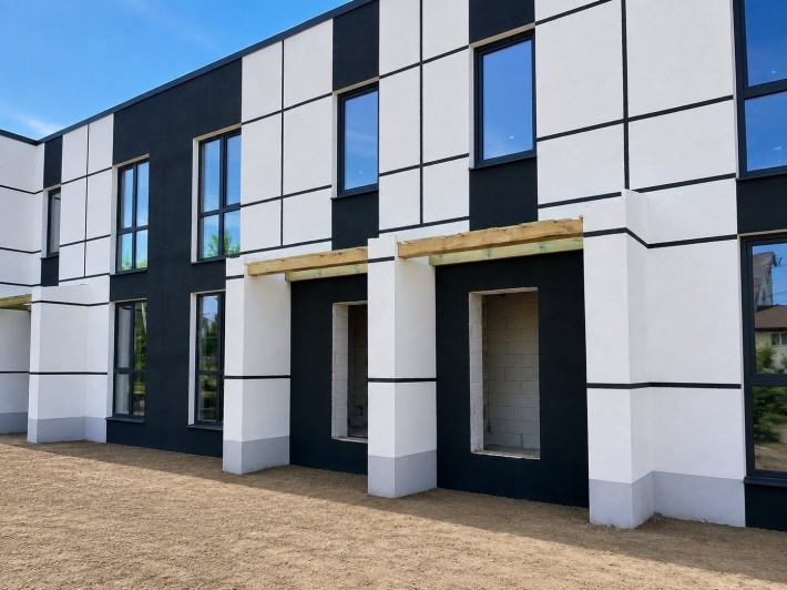 Продаж нових таунхаусів 84м² з ділянкою 1,5 сотки землі у Гостомелі! Газ, центральні комунікації! Ро - фото 1