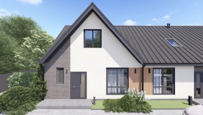 Продаж таунхауса 100 м² у центрі Гостомеля! 3 спальні, без комісії - фото 1