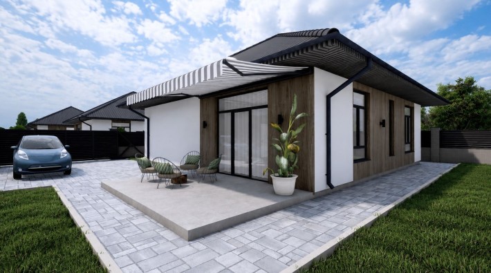 Купити готовий будинок 112,6 м² у Гостомелі - тепла підлога, котел, тераса та ділянка 3,89 сотки - фото 1