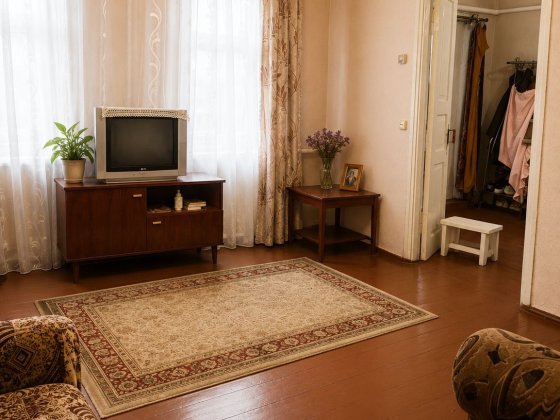 Центр міста. Частина будинку Коростень