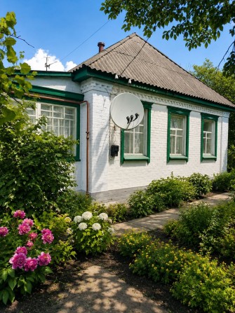 Затишний цегляний будинок у тихому місці - фото 1