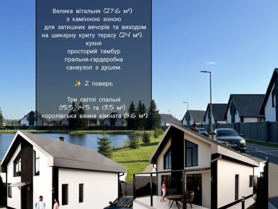 Сучасний новий дім Звягель