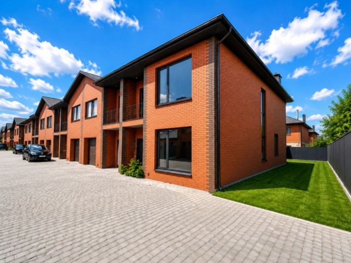 Продається сучасний кутовий таунхаус 138м ²з дизайнерським проєктом(Вінниця,в районі ЖК БАРСЬКИЙ) - фото 1