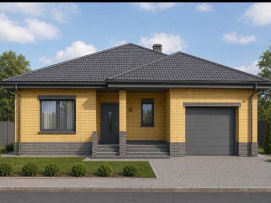 Продаж будинку 110 м² за проєктом у Лука-Мелешківській Лука-Мелешковская