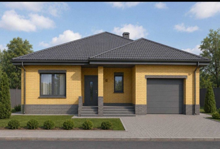 Продаж будинку 110 м² за проєктом у Лука-Мелешківській - фото 1
