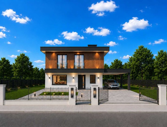 Продаж сучасного окремо стоячого цегляного  будинка 148 м² у Крихівцях 3,22сот піднавіс на авто тера - фото 1