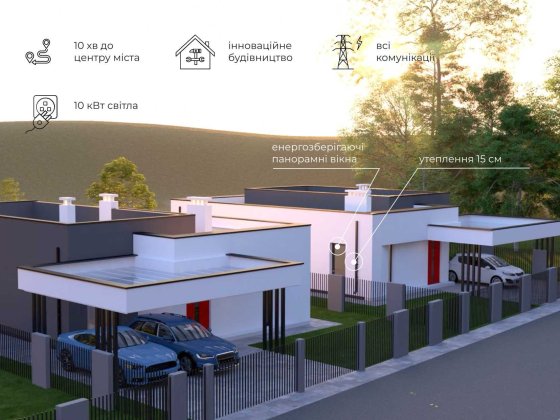 Сучасний  будинок у Крихівцях 120 к2 4,5 сот ГАЗ  тиха зручна локація Крихівці