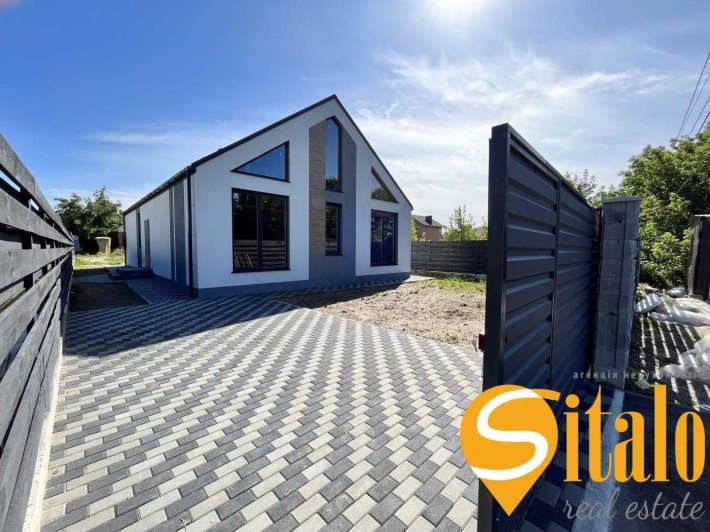 Продаж Scandi-будинку 108м2 + 35м2 (другий рівень), керамоблок, друге світло, струмок, Білогородка,  - фото 1