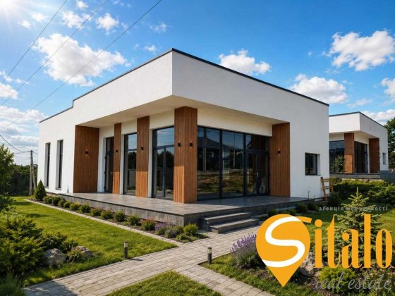 Будинок 125м² хай-тек у Білогородці, цегла 250мм, утеплення 150, стеля до 3.6м, своя свердловина, ді