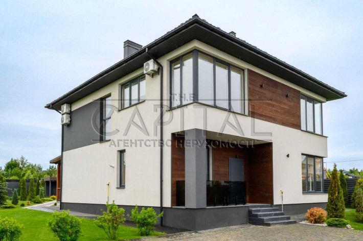 Відео! Продаж нового сучасного будинку 270 м2 в с.Ходосівка з дизайнерським ремонтом біля лісу - фото 1
