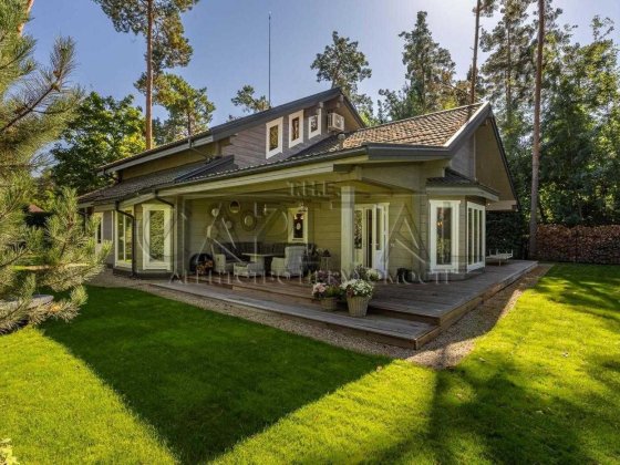 Преміальний будинок у лісі з клеєного бруса | Ліс | Конча-Заспа | 270 м² | Хутір Мгирі