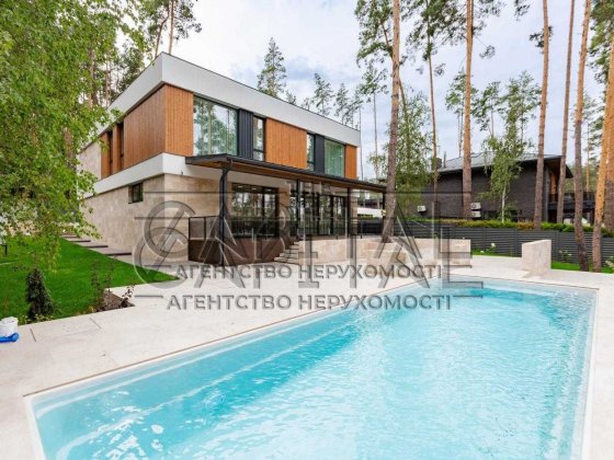 ПРОДАЖ СУЧАСНОГО БУДИНКУ В ХОДОСІВЦІ/Сучасний будинок площею 300 м² з басейном, великою доглянутою д Ходосовка