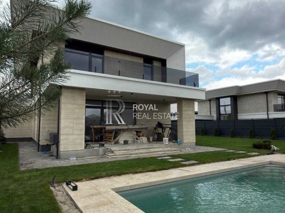 Продаж Будинок Ходосівка 178,4 м² 8 соток Басейн Тераси 63 м² Газ 16 кВт White Box Ландшафтний дизай Ходосовка