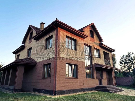 Продаж Ексклюзивний маєток 600 м² на пагорбі з панорамою Києва — Гореничі, 14 км від метро Гореничи