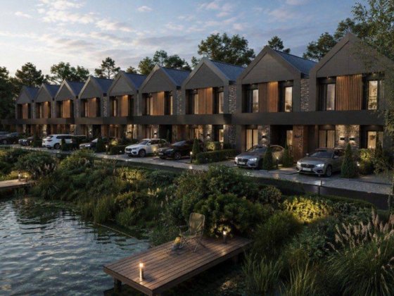 Продаж Таунхауса Купити Таун 95 м² в Підгірцях біля озер! Новобудова  Газ + Сонячні батареї Новообух
