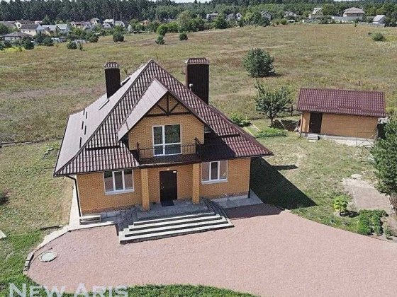 Продаж 2х поверховий будинок 153 м2, 15 сот. + 30 м2 гараж в с. Бузова, біля Українського села Бузова