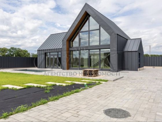 Продаж будинку Сучасний авторський будинок в стилі barnhouse Бориспільський Мала Олександрівка вул.  Малая Александровка